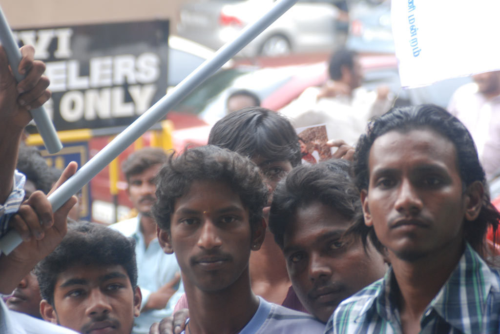 Vijay Fans at Devi Cinemas - Pictures | Picture 105490